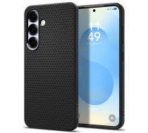 Samsung Galaxy S25 ( SM-S931 ) Spigen Liquid Air TPU Case Cover, Black | Telefona Vāks Maks Apvalks Bampers