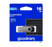 Goodram 16 GB USB 2.0 Flash Drive USB Stick, Black | USB Zibatmiņa Fleška