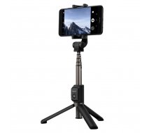 Huawei Honor AF15 Saliekams selfiju kāts nūja + statīvs tripods ar Bluetooth bezvadu pulti, melns | Selfie Stick with wireless remote