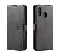 Samsung Galaxy A40 (SM-A405FN/DS) LC.IMEEKE PU Leather Wallet Case Cover, Black | Telefona Vāciņš Maciņš Apvalks Grāmatiņa