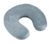 Ortopēdisks spilvens ceļojumiem tūrismam lidmašīnai automašīnai, Pelēks | Travel Pillow Memory Foam Soft Velour