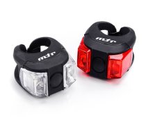 Meteor Flex Velosipēda Priekšējais un Aizmugurējais Lukturis Gaisma | Bicycle Front and Back LED Light