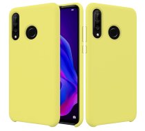 Huawei P30 lite 2019 (MAR-L01A, L21A, LX1A) Liquid Silicone Protective Cover Case, Yellow | Vāciņš maciņš apvalks