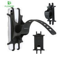 FLOVEME Bicycle Pull-type Silicone Bike Phone Holder for 4-6.3 inch, Black | Telefona Velosipēdu Motociklu Turētājs uz Gumijām