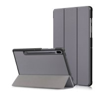 Samsung Galaxy Tab S6 (SM-T860, SM-T865) Tri-fold Stand Cover Case, Gray | Vāks Apvalks Pārvalks Grāmatiņa Planšetdatoram