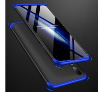 Huawei P Smart 2019 / Honor 10 Lite (POT-LX1) GKK Matte PC Mobile Phone Cover Case, Black / Blue | Vāks Maciņš Maks Apvalks