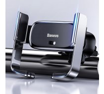 Baseus Mini Electric Car Air Vent Phone Bracket Electric Auto Lock Holder, Black | Automašīnas Telefona Turētājs ar Sensoru