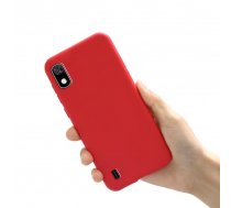 Samsung Galaxy A10 2019 (SM-A105F) TPU Soft Silicon Cover Case, Red | Telefona Maciņš Vāciņš Bampers