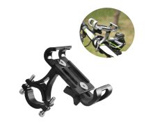 Metāla Velosipēdu Motociklu Skūteru Mopēdu Telefonu Turētājs, Melns | Metal Super Solid Stable Motorcycle Handlebar GPS Mount Phone Holder