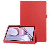 Samsung Galaxy Tab A7 10.4 (2020) (SM-T500/505) Litchi Texture Leather Tablet Case Cover, Red | Vāks Maciņš Maks Grāmatiņa Apvalks