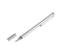 Capacitive Screen Stylus Touch Pen with Precision Disc for Phone Tablet etc., Silver | Irbulis / Stiluss / Zīmuls