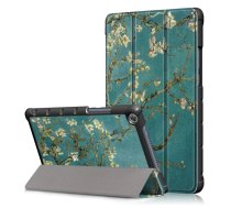 Huawei MediaPad M5 Lite 8.0" Tri-fold Stand Cover Case, Peach Blossom | Vāks Apvalks Pārvalks Grāmatiņa Planšetdatoram