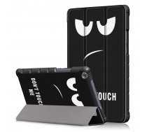 Huawei MediaPad M5 Lite 8.0" Tri-fold Stand Cover Case, Do Not Touch Me | Vāks Apvalks Pārvalks Grāmatiņa Planšetdatoram