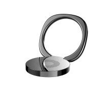 Baseus Aluminium Holder Privity Ring Bracket, Black | Alumīnija Telefona Gredzens Riņķis Turētājs