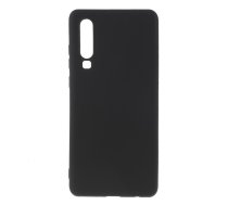 Huawei P30 (ELE-L09, ELE-L29) Double Sided Silicone Matte TPU Case Cover, Black | Telefona Vāciņš Maciņš Bampers Apvalks