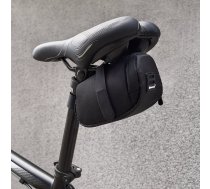 Wozinsky Velosipēda Aizmugurējā Velosoma zem Sēdekļa Telefonam Mantām 0.6L, Melna | Bicycle Bag Pouch Under Saddle Seat