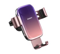 Baseus Glaze Gravity Car Mount Phone Holder Air Vent, Pink | Telefona Auto Turētājs Ventilācijas Restē