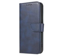 Huawei P40 lite / Nova 6 SE / Nova 7i Magnet Elegant Bookcase Cover Case, Blue | Telefona Vāciņš Maciņš Apvalks Grāmatiņa