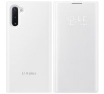 Original Samsung Galaxy Note 10 (SM-N970F) LED View Wallet Bookcase Cover Case, White (EF-NN970PWEGWW) | Oriģināls Telefona Maciņš Vāciņš Apvalks Bampers Grāmatiņa