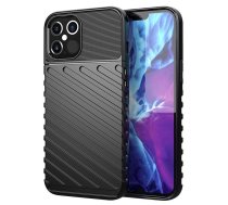 Samsung Galaxy A13 5G (SM-A136) Thunder Series Twill Texture TPU Mobile Phone Cover Case, Black | Telefona Macņš Vāciņš Apvalks Maks Bampers