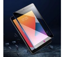 Samsung Galaxy Tab A7 10.4 (2020) (SM-T500/505) Hard Ceramic Tempered Glass Screen Protector, Black | Pilna Pārklājuma Ekrāna Aizsargstikls