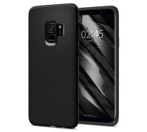 Samsung Galaxy S9 (G960F/DS) Spigen Liquid Air TPU Case Cover, Black | Telefona Vāks Maks Apvalks Bampers