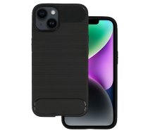 Apple iPhone 14 Plus 6.7'' Carbon Flexible Cover TPU Case, Black | Telefona Maciņš Vāciņš Apvalks Bampers