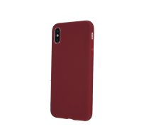 Huawei P20 lite 2018 (ANE-LX1, ANE-LX2J) Matt Silicone Color Case Cover, Burgundy | Silikona Vāciņš Maciņš Apvalks Bampers