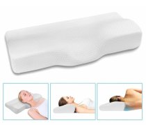 Anatomiskais Ortopēdiskais Atmiņas Putu Spilvens, Balts | Memory Foam Pillow - posture correctors, orthopedic goods