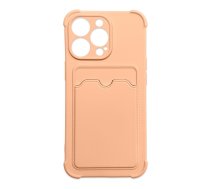 Apple Iphone 11 Pro 5.8" Silicone Wallet Card Case, Pink | Silikona Vāciņš Maciņš Apvalks Bampers