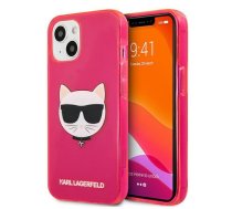 Apple iPhone 13 mini 5.4'' Karl Lagerfeld Glitter Choupette Fluo Cover Case, Red | Telefona Vāciņš Maciņš Apvalks Bampers