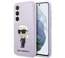 Samsung Galaxy S23 (SM-S911) Karl Lagerfeld Silicon Ikonik Cover Case, Purple | Telefona Vāciņš Maciņš Apvalks Bampers