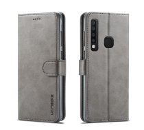 Samsung Galaxy A9 (A920F) 2018 LC.IMEEKE PU Leather Wallet Case Cover, Grey | Telefona Vāciņš Maciņš Apvalks Grāmatiņa