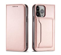 Samsung Galaxy A54 (SM-A546) Magnet Card Pouch Wallet Book Case Cover, Pink | Telefona Vāciņš Maciņš Apvalks Grāmatiņa