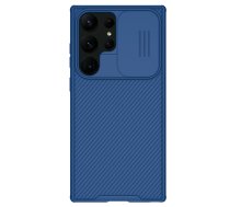 Samsung Galaxy S23 Ultra (SM-S918) Nillkin CamShield Pro Case Cover with Camera Protection Shield, Blue | Telefona Vāciņš Maciņš Apvalks Bamperis