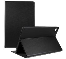 Lenovo Tab M10 Plus (3rd Gen) 10.6" (TB125FU, TB128FU) PU Leather Protection Case Cover, Black | Vāks Apvalks Pārvalks Grāmatiņa Planšetdatoram