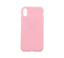 Huawei P30 lite (MAR-LX1M) Matt Silicone Color Case Cover, Pink | Silikona Vāciņš Maciņš Apvalks Bampers