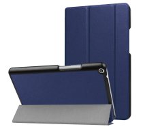 Huawei MediaPad T3 8.0 KOBE-W09C KOBE-L09A Tri-Fold Stand Smart Leather Case Cover, Blue | Planšetes Vāciņš Maciņš Apvalks Grāmatiņa