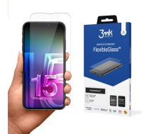 Apple iPhone 15 Pro Max 6.7'' 3MK Flexibleglass Lokāms Aizsargstikls | Tempered Glass Screen Protector