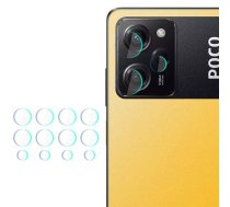 Xiaomi Poco X5 Pro Aizmugurējās Kameras Aizsargstikls, 4 gab. | 3MK Lens Protection Back Camera Hybrid Glass Protector