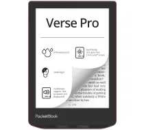 PocketBook Verse Pro e-grāmatu lasītājs, Passion Red - eBook reader, E-Ink Carta, digital book reader