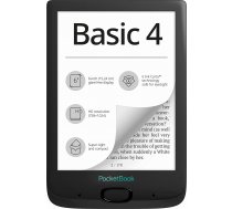 Pocketbook Basic 4 E-book E-Reader, Black | E-Grāmatu Lasītājs