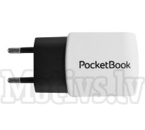 Original Pocketbook 230V to USB wall charger adapter - lādētājs/adapteris, 5V 2A priekš telefoniem, e-grāmatām, planšetdatoriem