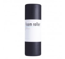 EASY FITNESS Masāžas Jogas Fitnesa Pilates Putu Rullis - 45x15 cm, Melns | Massage Foam Roller for Fitness Yoga Pilates