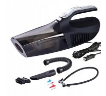 Automašīnas putekļu sūcējs 12V + Lukturis + Kompresors + Riepu spiediena mērītājs | Car Vacuum Cleaner with Compressor Function