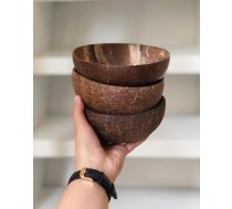 Bļoda Šķīvītis no Kokosriekstu Čaumalas, Eko trauki | Bowl Coconut Shell Plate