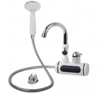 Elektriskais ūdens sildītājs, krāns, maisītājs ar dušu un LCD ekrānu |Electric Water Heating Tap Faucet with Shower Head and LCD Display