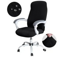 Biroja krēsla pārvalks melns | Office chair cover black