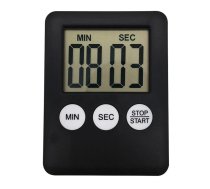 Magnētisks digitālais virtuves taimeris, melns - kitchen timer, digital kitchen timer, electronic kitchen timer