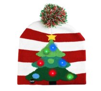 Ziemassvētku cepure ar LED apgaismojumu, raksts 2 - warm accessories, winter hats, winter scarves